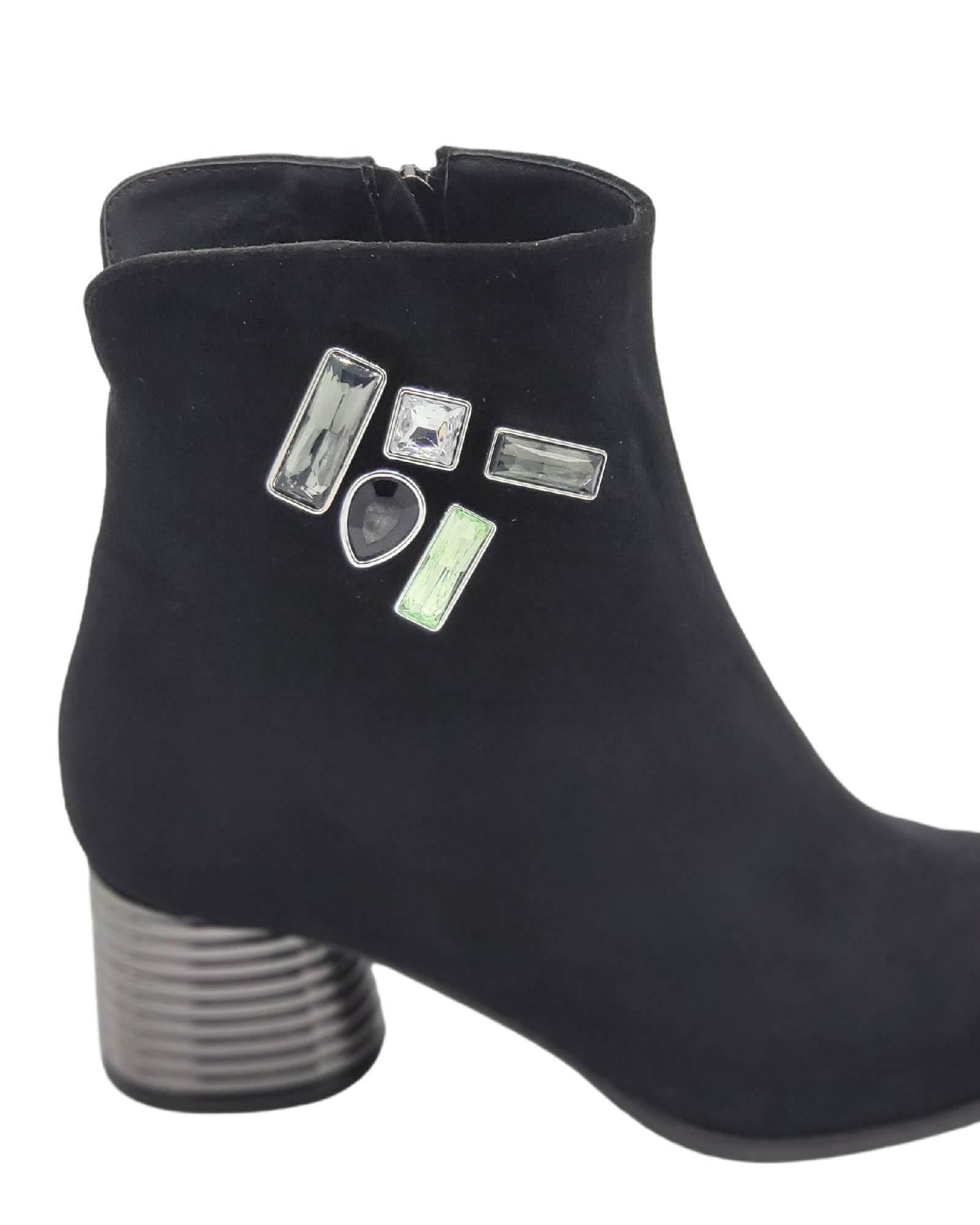 Ghete din piele intoarsa Pf002 negru