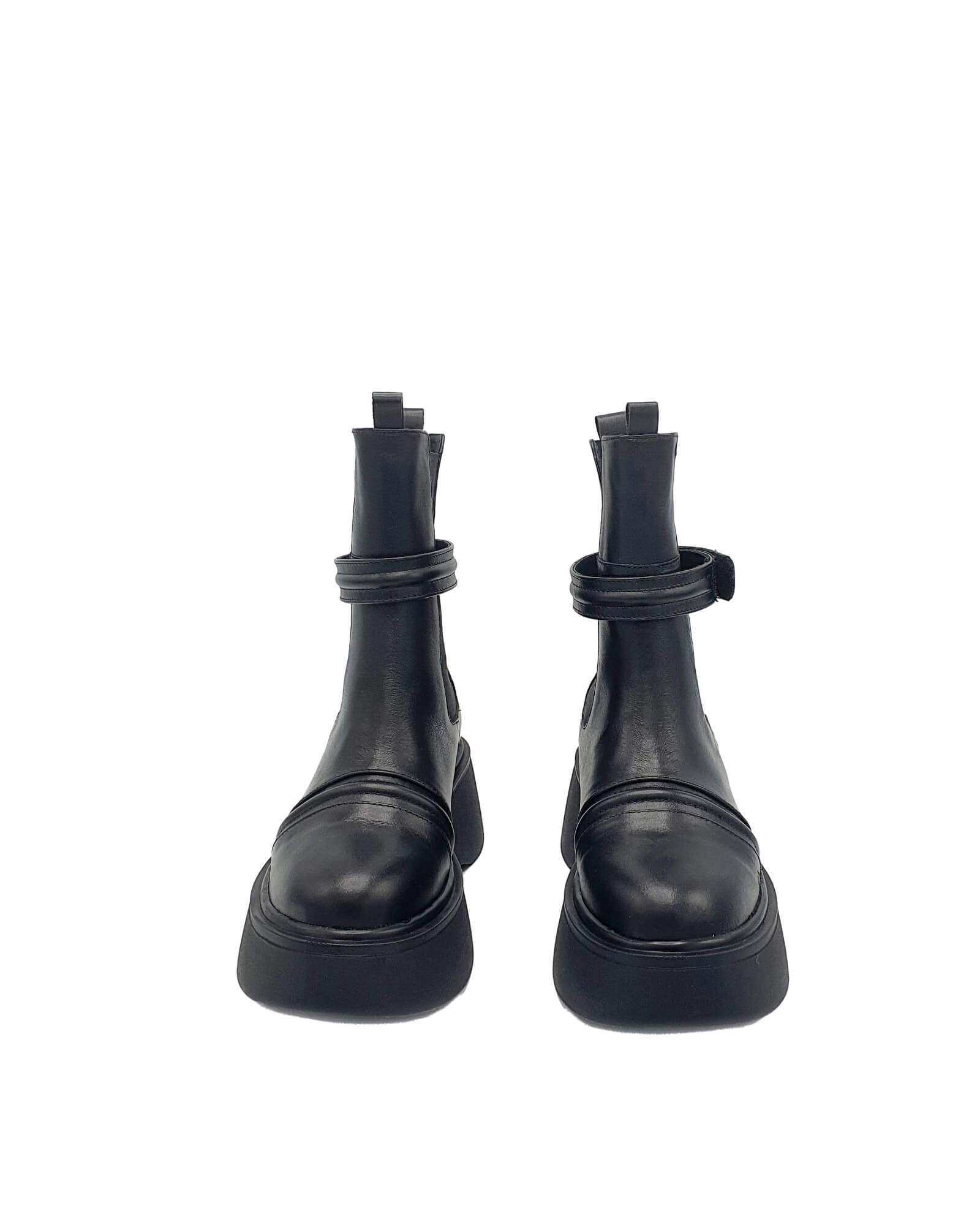 Ghete din piele naturala Namibia Black
