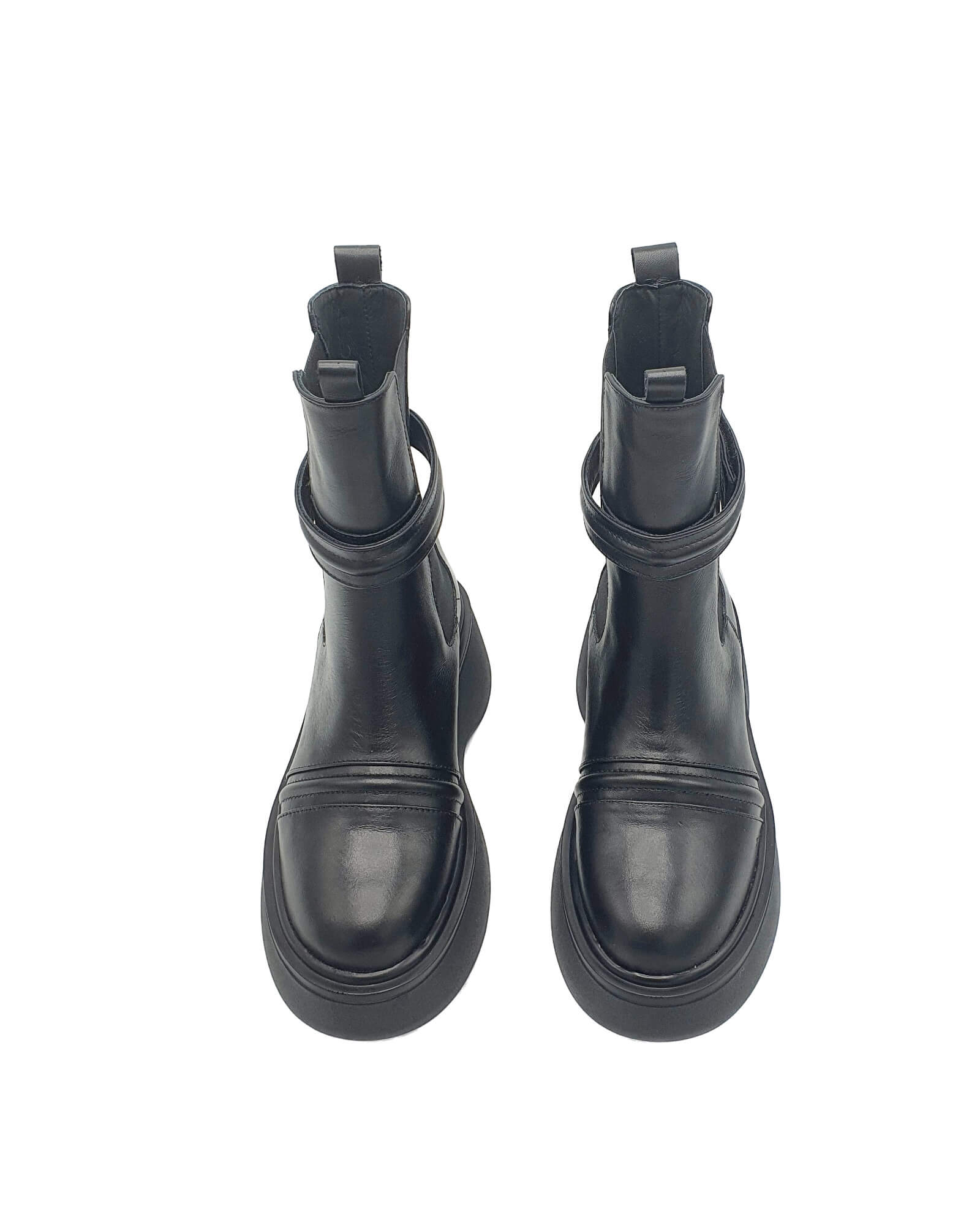 Ghete din piele naturala Namibia Black