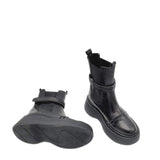 Ghete din piele naturala Namibia Black