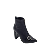 Ghete elegante Alberta Black cu catarama