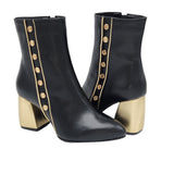 Ghete elegante cu accesorii PF0166-23 negru