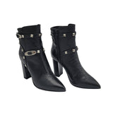 Ghete elegante cu accesorii PF0308-6 negru
