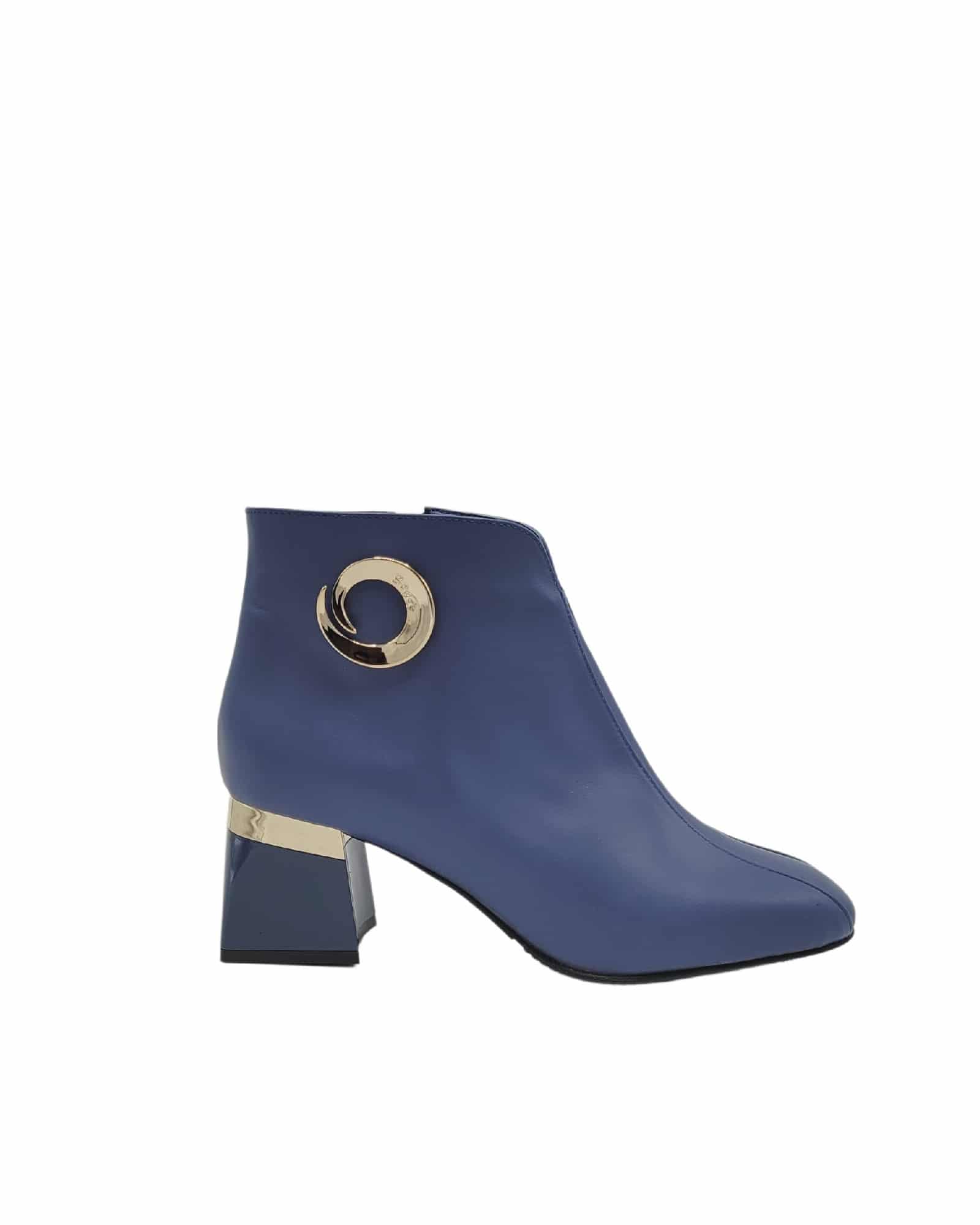Ghete elegante cu accesoriu Pf0581 blue