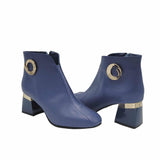 Ghete elegante cu accesoriu Pf0581 blue