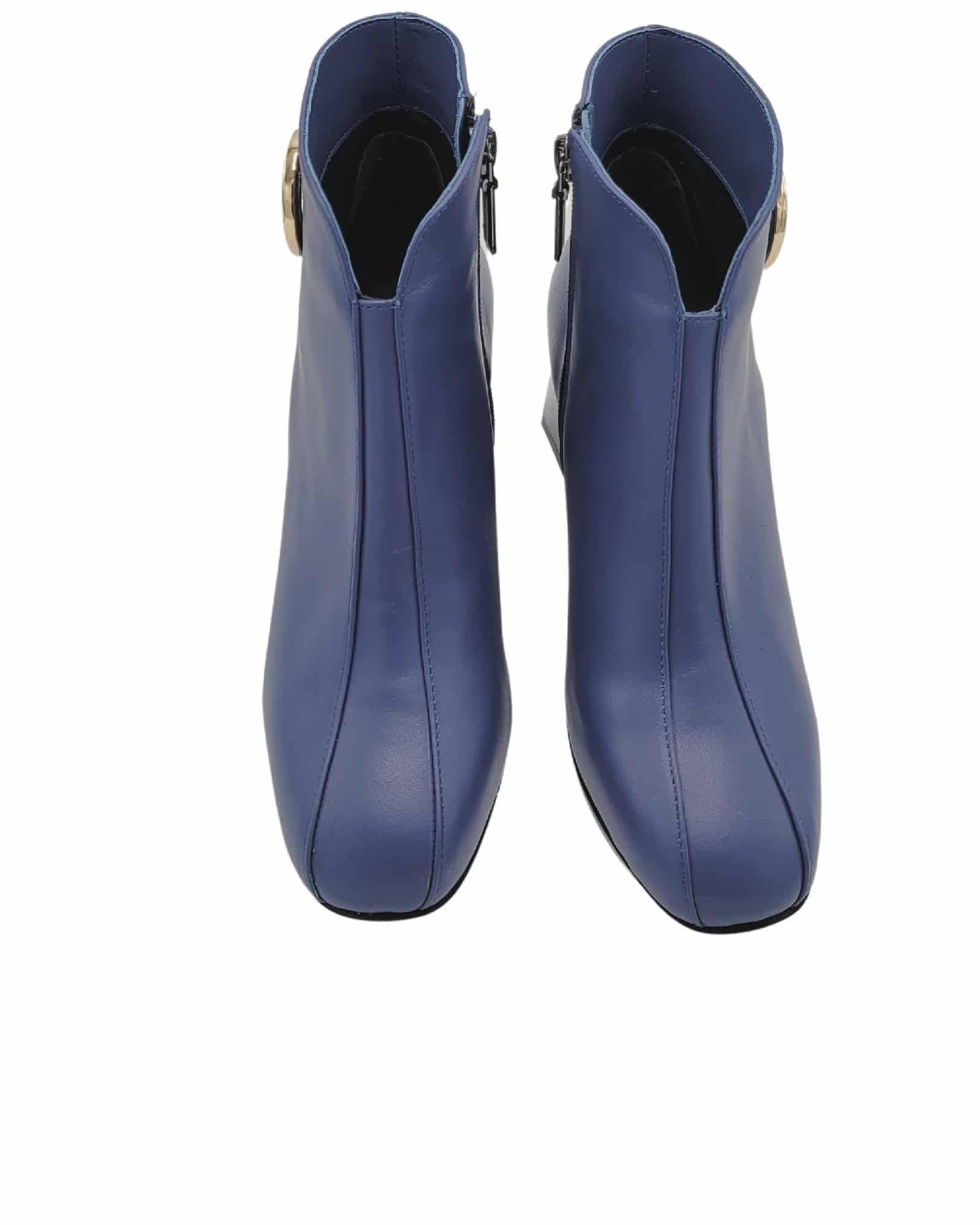 Ghete elegante cu accesoriu Pf0581 blue