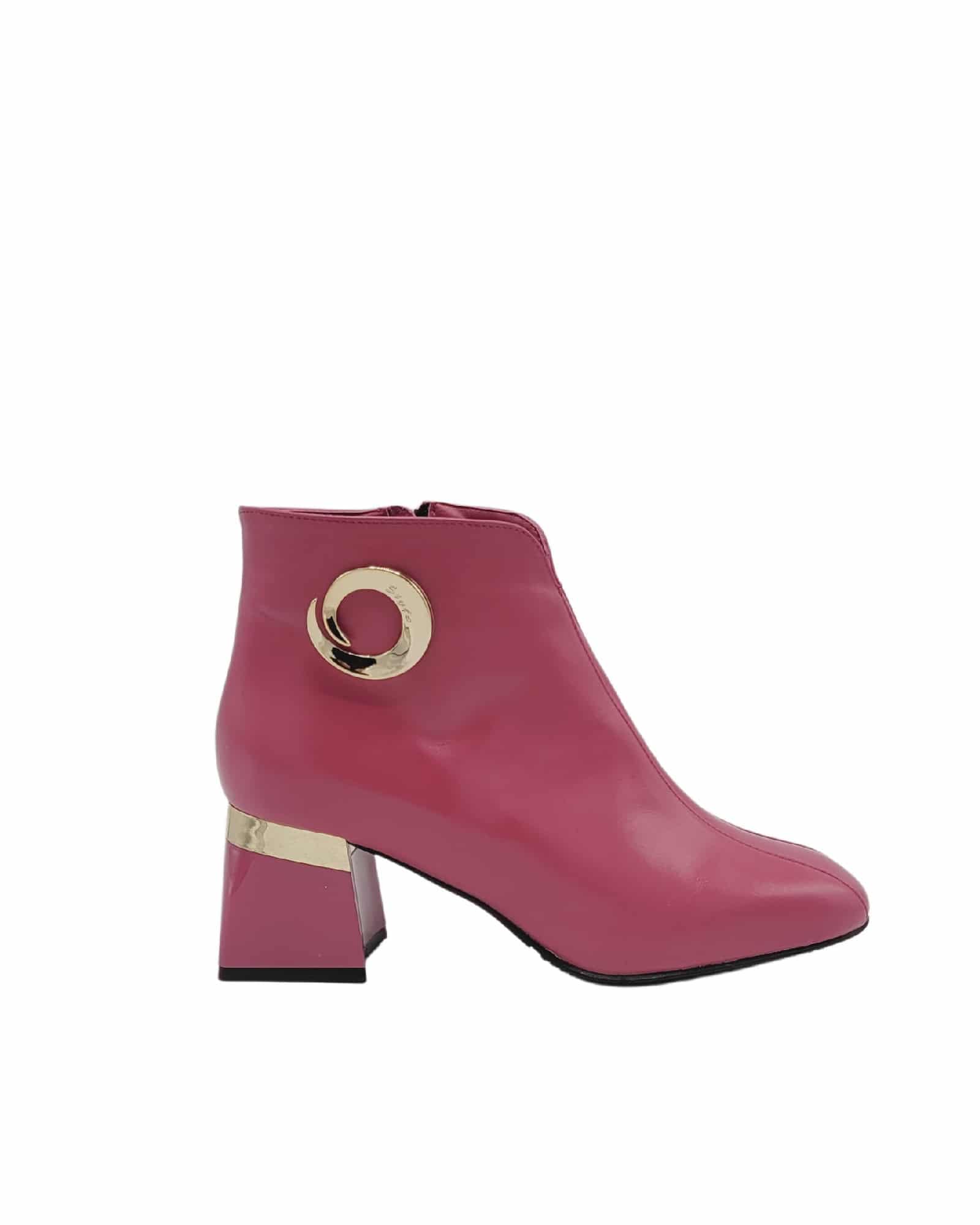Ghete elegante cu accesoriu Pf0581 fucsia