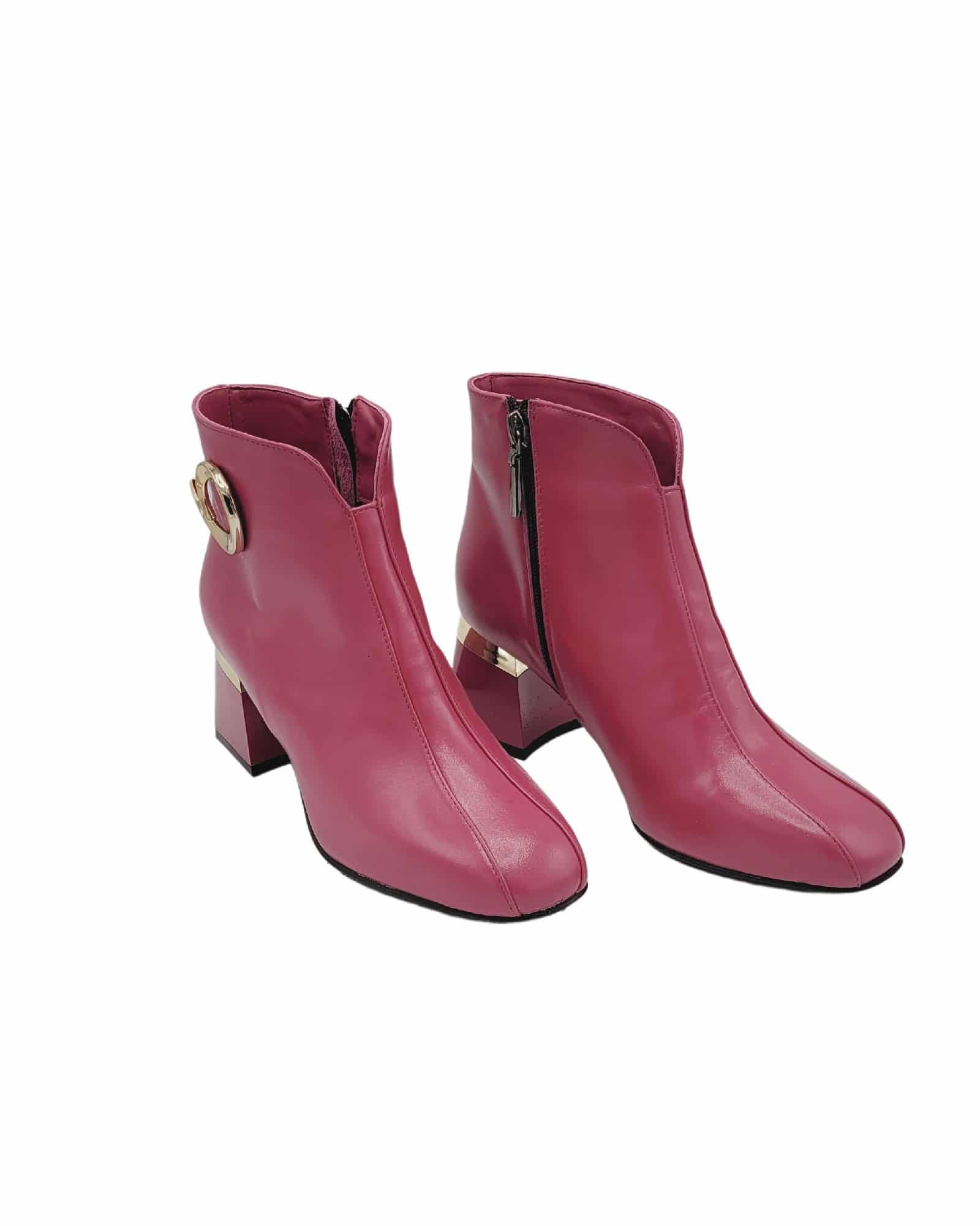 Ghete elegante cu accesoriu Pf0581 fucsia