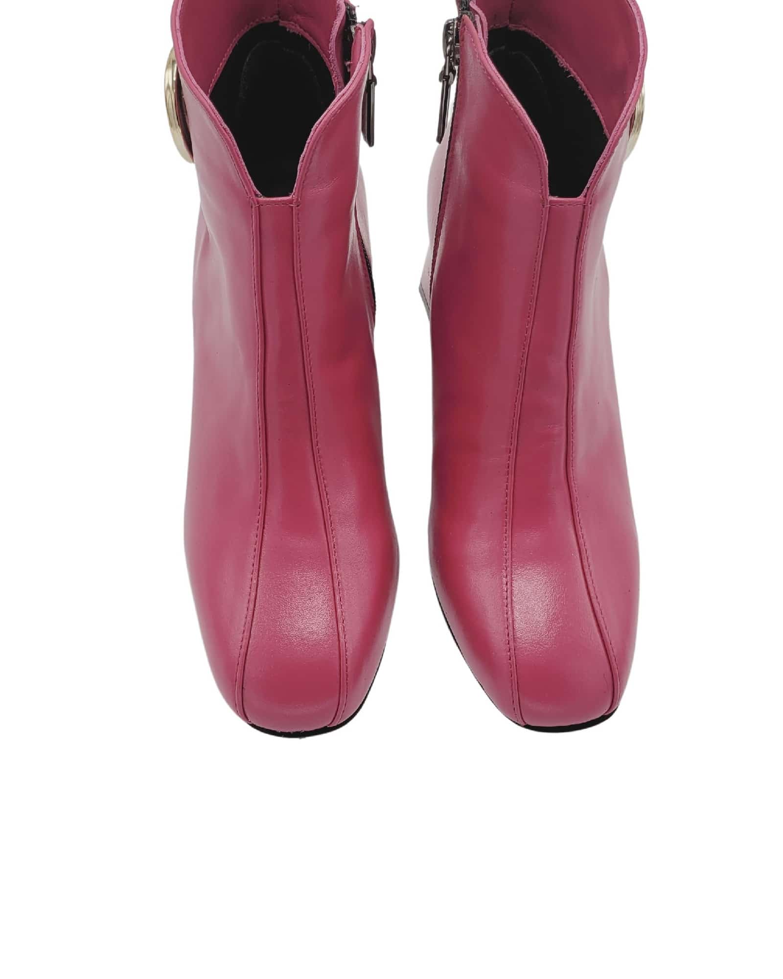 Ghete elegante cu accesoriu Pf0581 fucsia