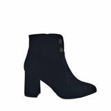 Ghete elegante cu toc imbracat Pf0166-10 negru
