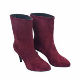 Ghete elegante cu toc subtire PF0166-18 visiniu