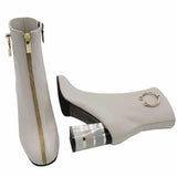 Ghete elegante gri Pf-0792-2