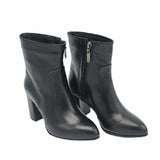 Ghete elegante Lady din piele soft neagra