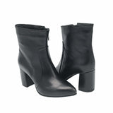 Ghete elegante Lady din piele soft neagra