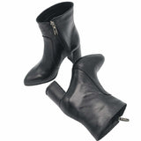 Ghete elegante Lady din piele soft neagra