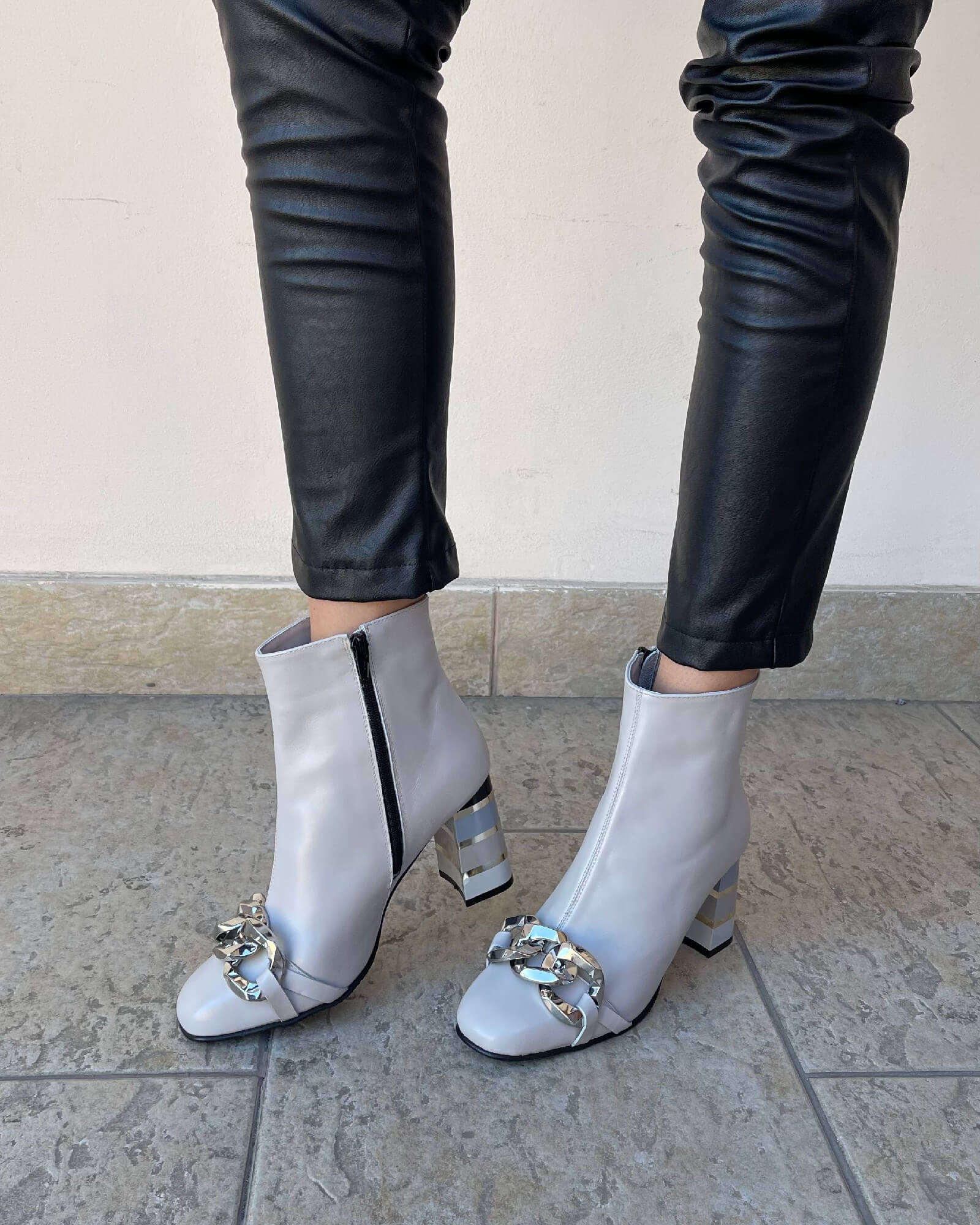 Ghete elegante PF0792-9 Grey