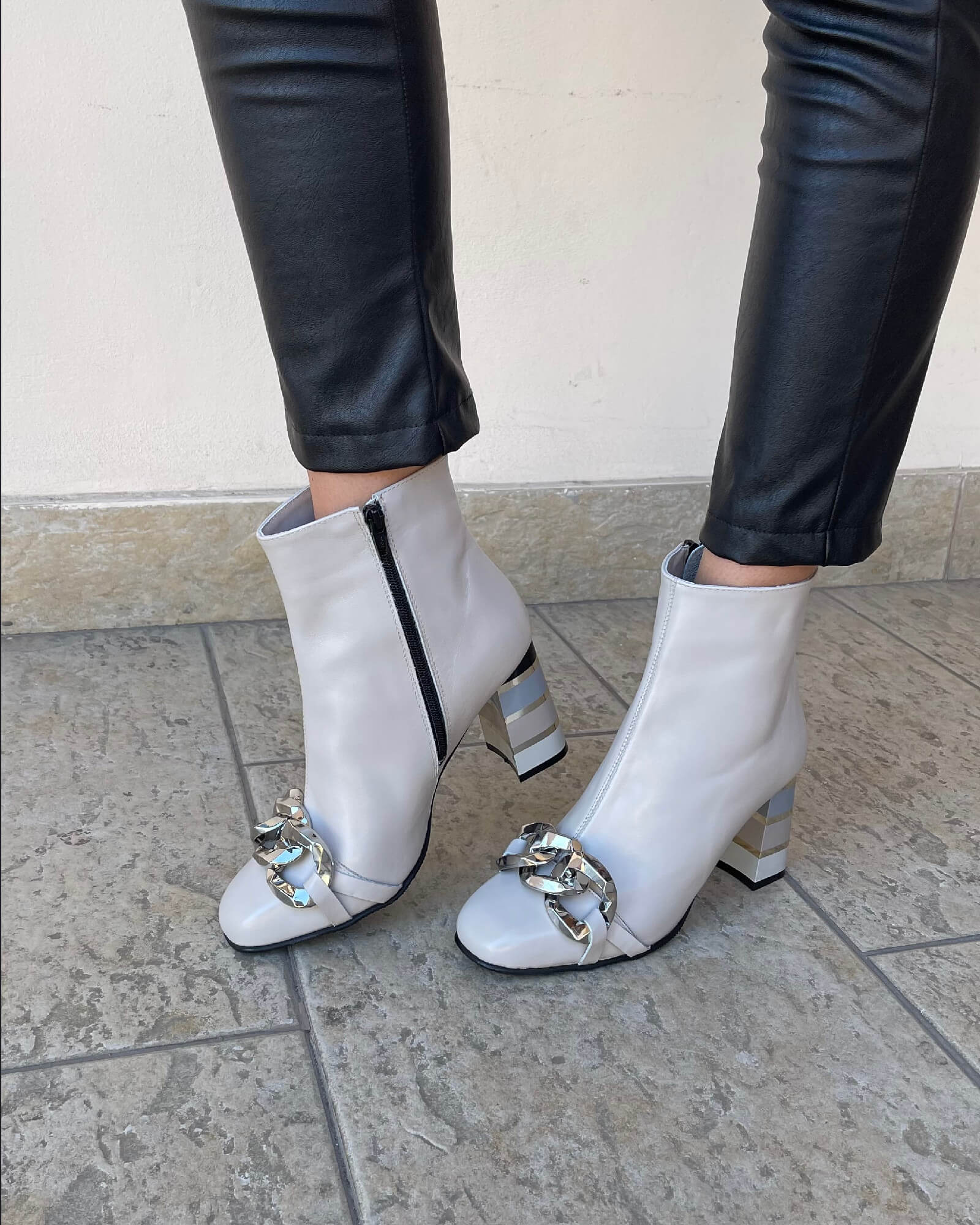 Ghete elegante PF0792-9 Grey