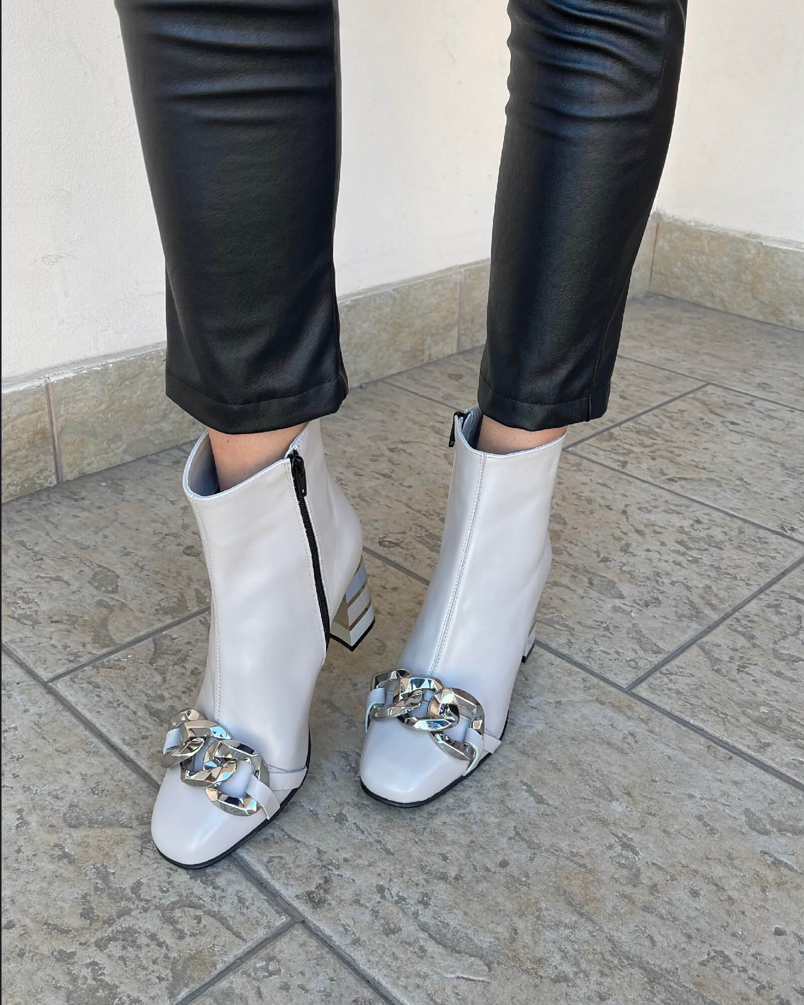 Ghete elegante PF0792-9 Grey