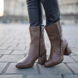 Ghete elegante reglabile PF0166-25 camel