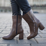 Ghete elegante reglabile PF0166-25 camel