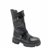Ghete inalte barete lacuite Aquazzura Black