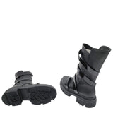 Ghete inalte barete lacuite Aquazzura Black