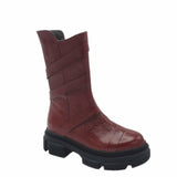 Ghete inalte cu barete Aquazzura Burgundy