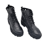 Ghete vara din piele bizonata Liana Black