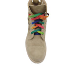 Ghete vara din piele intoarsa Liana Beige