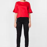 Pantaloni conici negri