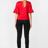 Pantaloni conici negri