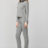 Pantaloni gri conici