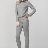 Pantaloni gri conici