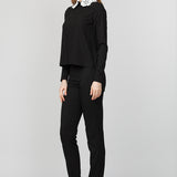 Pantaloni negri conici
