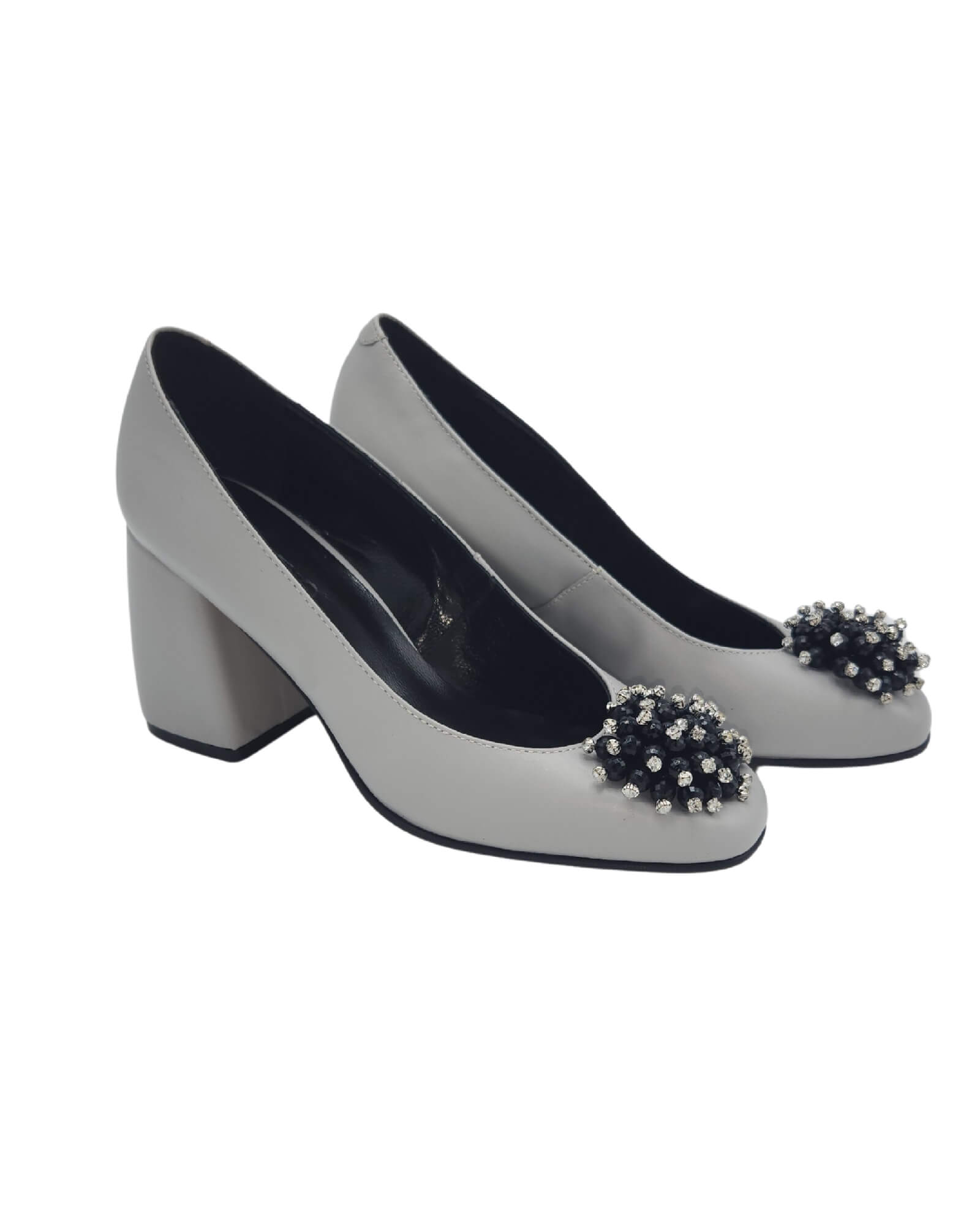 Pantofi cu accesoriu Marina Grey