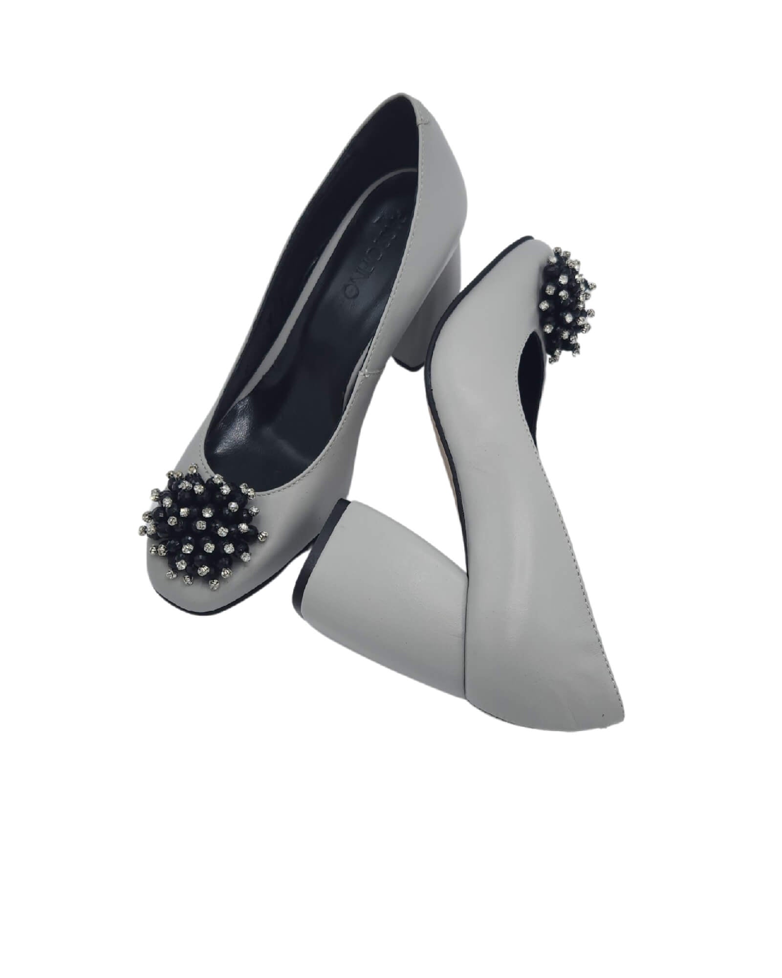 Pantofi cu accesoriu Marina Grey