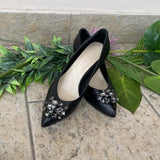 Pantofi cu accesoriu modern PF0245-3 negru