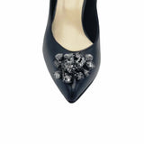 Pantofi cu accesoriu modern PF0245-3 negru