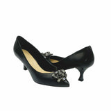 Pantofi cu accesoriu modern PF0245-3 negru