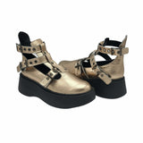 Pantofi cu catarame PF261-6 auriu