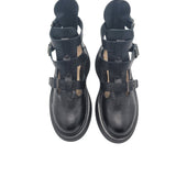 Pantofi cu catarame PF261-6 negru