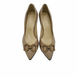 Pantofi cu toc jos PF0245-2 cappuccino