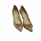 Pantofi cu toc jos PF0245-2 cappuccino