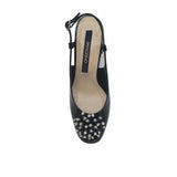 Pantofi decupati din piele lacuita Paris Black