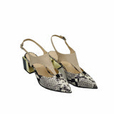 Pantofi decupati din piele soft Pf456-3 bej