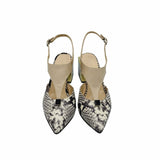 Pantofi decupati din piele soft Pf456-3 bej