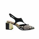 Pantofi decupati din piele soft Pf456-3 negru