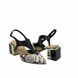 Pantofi decupati din piele soft Pf456-3 negru