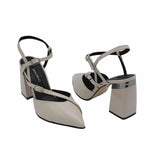 Pantofi decupati Venus Grey