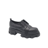 Pantofi din piele cu presaj Medellin Black
